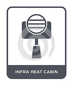 infra heat cabin icon in trendy design style. infra heat cabin icon isolated on white background. infra heat cabin vector icon