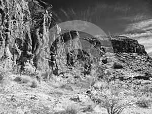 Infrared, Hole in the Rock area, Mojave National Preserve