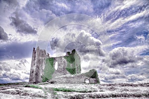 Infrared Image of Ballycarbery Castle, County Kerry, Ireland