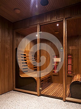 Infrared sauna cabin