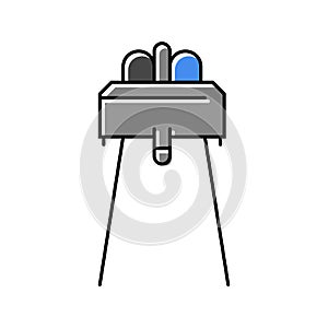infrared sensor module color icon vector illustration