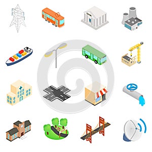 Infrastructure Icons set