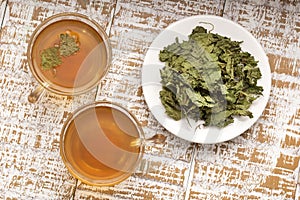 Infusion of dried nettle leaves - Urtica