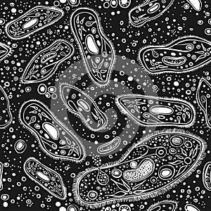Infusoria Hand drawn pattern