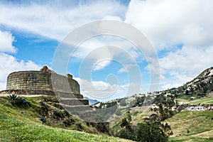 Ingapirca Inca wall in Ecuador