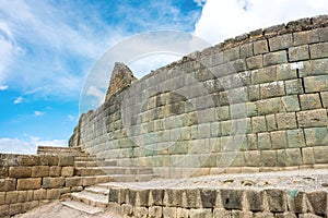 Ingapirca Inca wall in Ecuador photo
