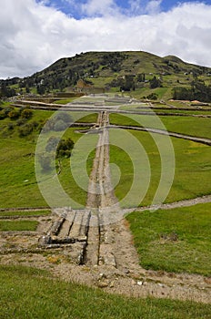 Ingapirca Inca ruins in CaÃÂ±ar province, Ecuador photo