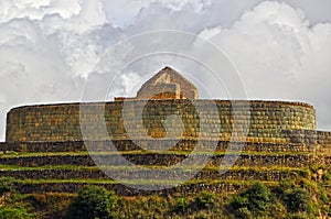 Ingapirca Inca ruins in CaÃÂ±ar province, Ecuador photo