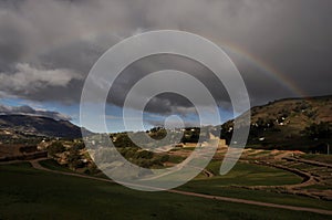 Ingapirca, Ruined Inca city, Ecuador photo