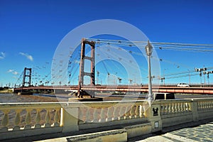 Marcial Candioti Bridge, better known as the Santa Fe Hanging Bridge, is a suspension bridge located in the city of photo