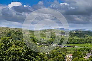 Ingleborough from Ribblesdale