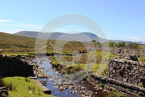 Ingleborough and Simon Fell from Blea Moor