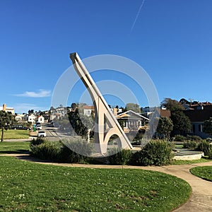 Urbano Sundial, Ingleside Terrace, San Francisco, 6. photo