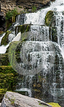 Inglis Falls Ontario Canada close up of the falls