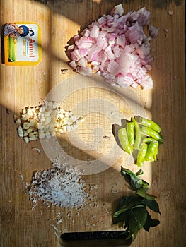 Ingrediants for good food