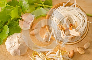 Ingredient for cooking Thai noodle