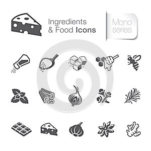 Ingredient & food related icons