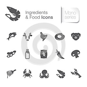 Ingredient & food related icons