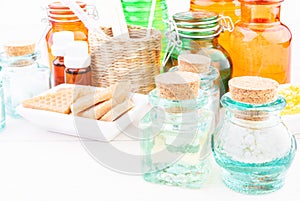 Ingredient for making personal skincare products - oils, wax, emulsifiers, hydrolates.