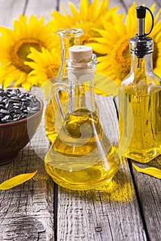 Ingredient oil , seeds and sunflower