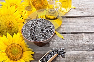 Ingredient oil , seeds and sunflower