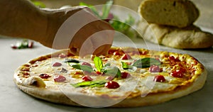 Ingredients and actions shoot in 4k or 6k resolution by professionals agency of food italian industries, and professionals chefs.