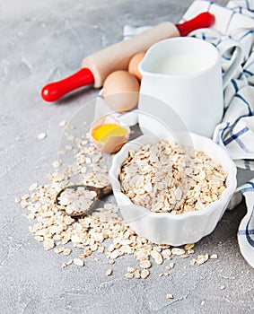 Ingredients for baking