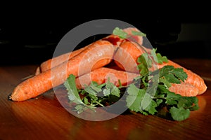 Ingredients - Carrot and Coriander