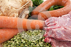 Ingredients Dutch pea soup