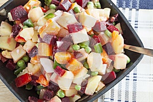 Ingredients for Haitian Potato Salad