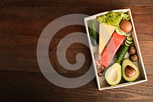 Ingredients for ketogenic diet