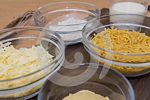 Ingredients for Macaroni Cheese