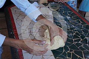 Ingredients for making bread