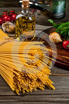 Ingredients for making pasta