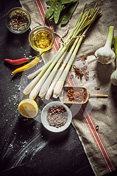 Ingredients for making a tasty marinade