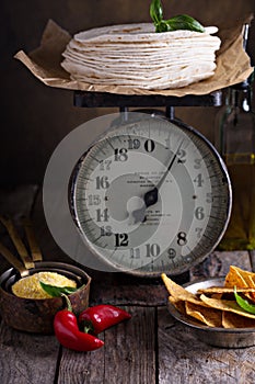 Ingredients for mexican cuisine