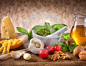 Ingredients for Pesto