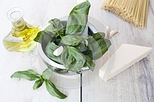 Ingredients for Pesto alla Genovese