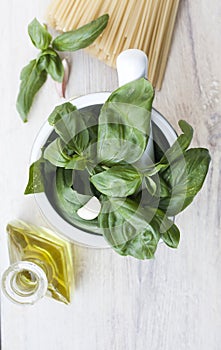 Ingredients for Pesto alla Genovese