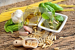 Ingredients by pesto genovese