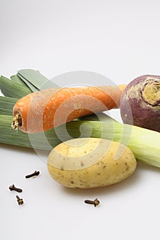 Ingredients for pot-au-feu