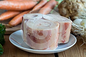 Ingredients for preparing a beef bone broth