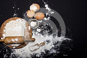 Ingredients and utensils for the preparation of bakery products