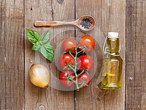 Ingridients for italian tomato sauce