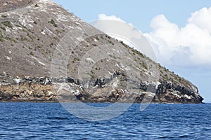 Inhabited island in Galapagos.Ecuador