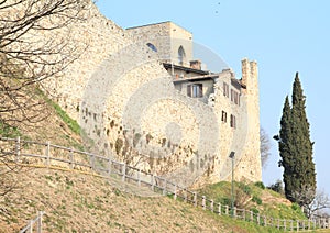 Inhabited parts of castle Castello di Padenghe