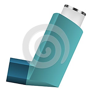 Inhalator icon, realistic style