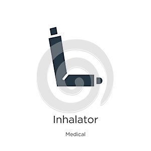 Inhalator icon vector. Trendy flat inhalator icon from medical collection isolated on white background. Vector illustration can be