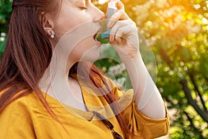Inhaler for eliminating asthma spasm