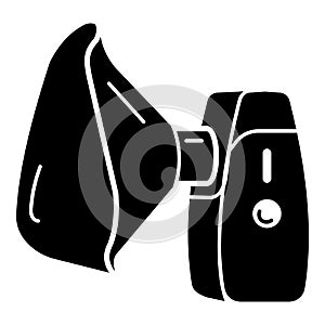 Inhaler tool icon, simple style photo